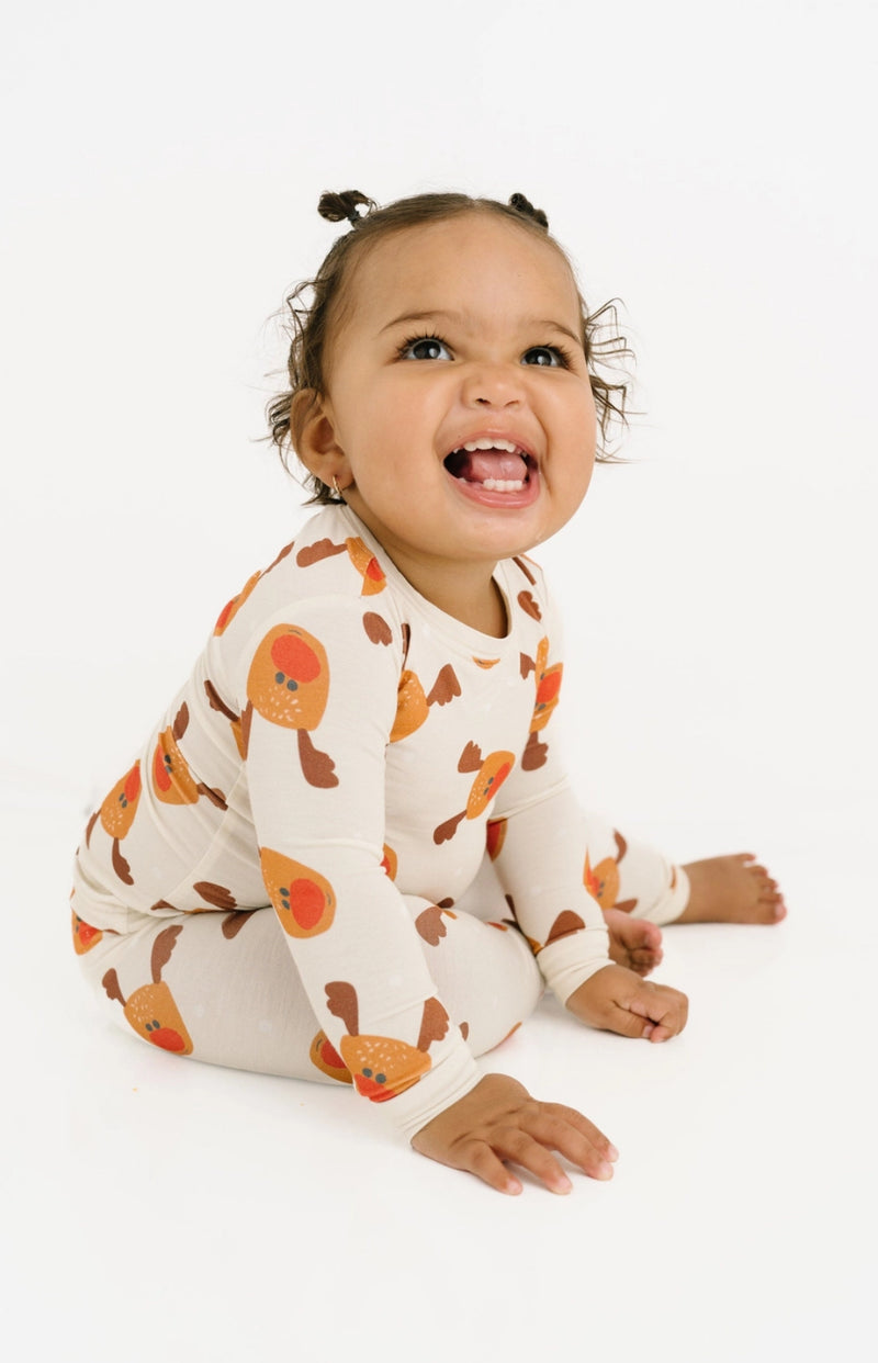 Reindeer Bamboo PJ Set