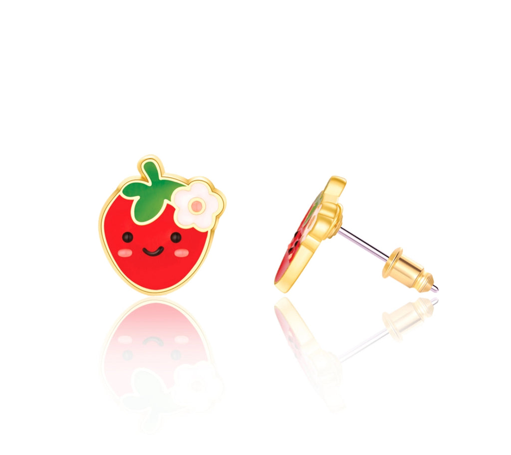 Strawberry Cute Stud Earrings