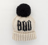 BOO Cream Knit Beanie