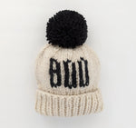 BOO Cream Knit Beanie