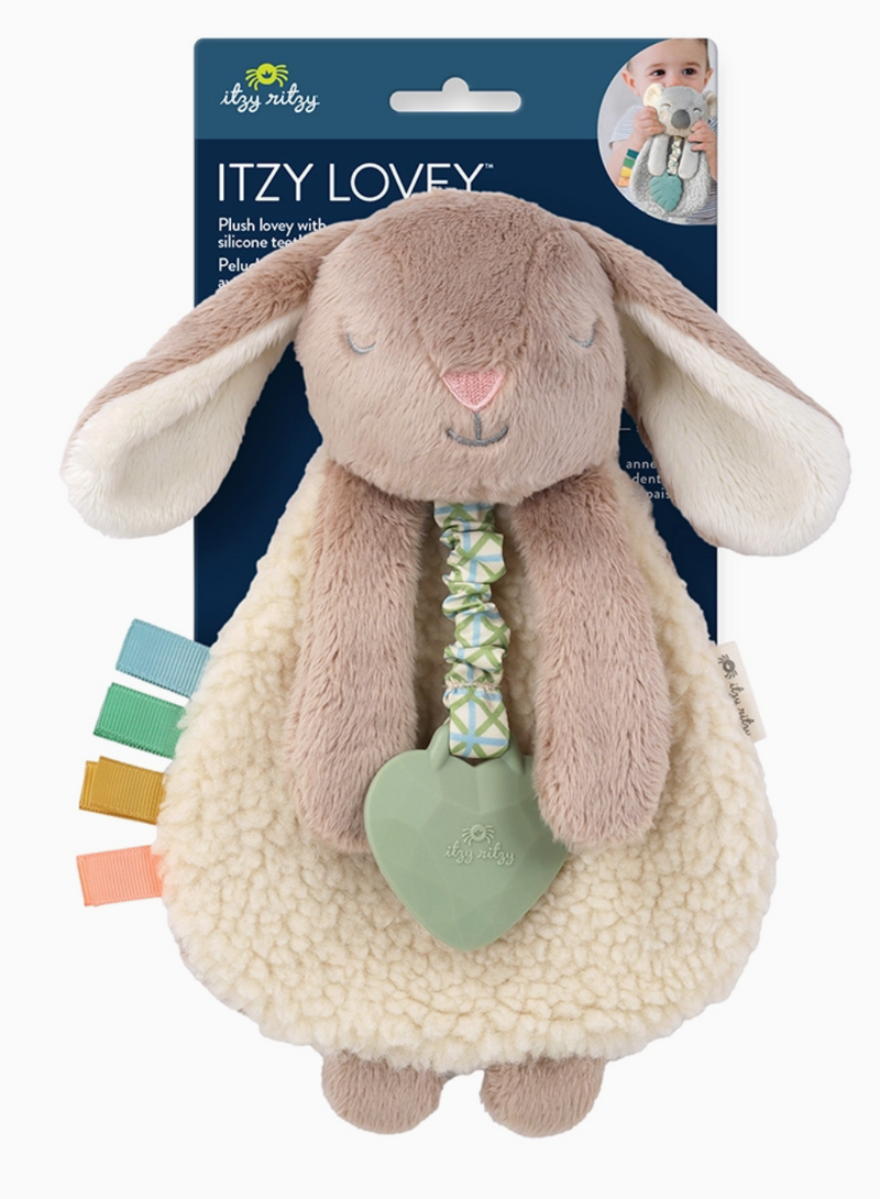 Taupe Bunny Itzy Teether