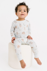 Beary Snow Day Bamboo PJ Set