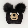 Black Bear Knit Beanie