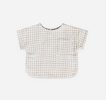 Woven Silver Gingham Set